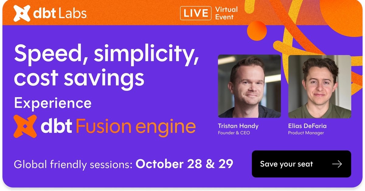 toshihue's tweet card. Learn how to end fragile pipelines, cut cloud compute costs, and simplify workflows for both dbt Core and dbt platform users.
