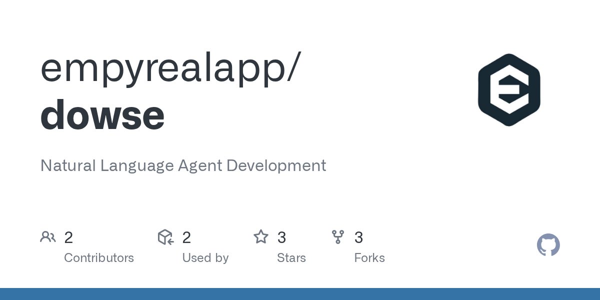 EmpyrealSDK's tweet card. Natural Language Agent Development. Contribute to empyrealapp/dowse development by creating an account on GitHub.