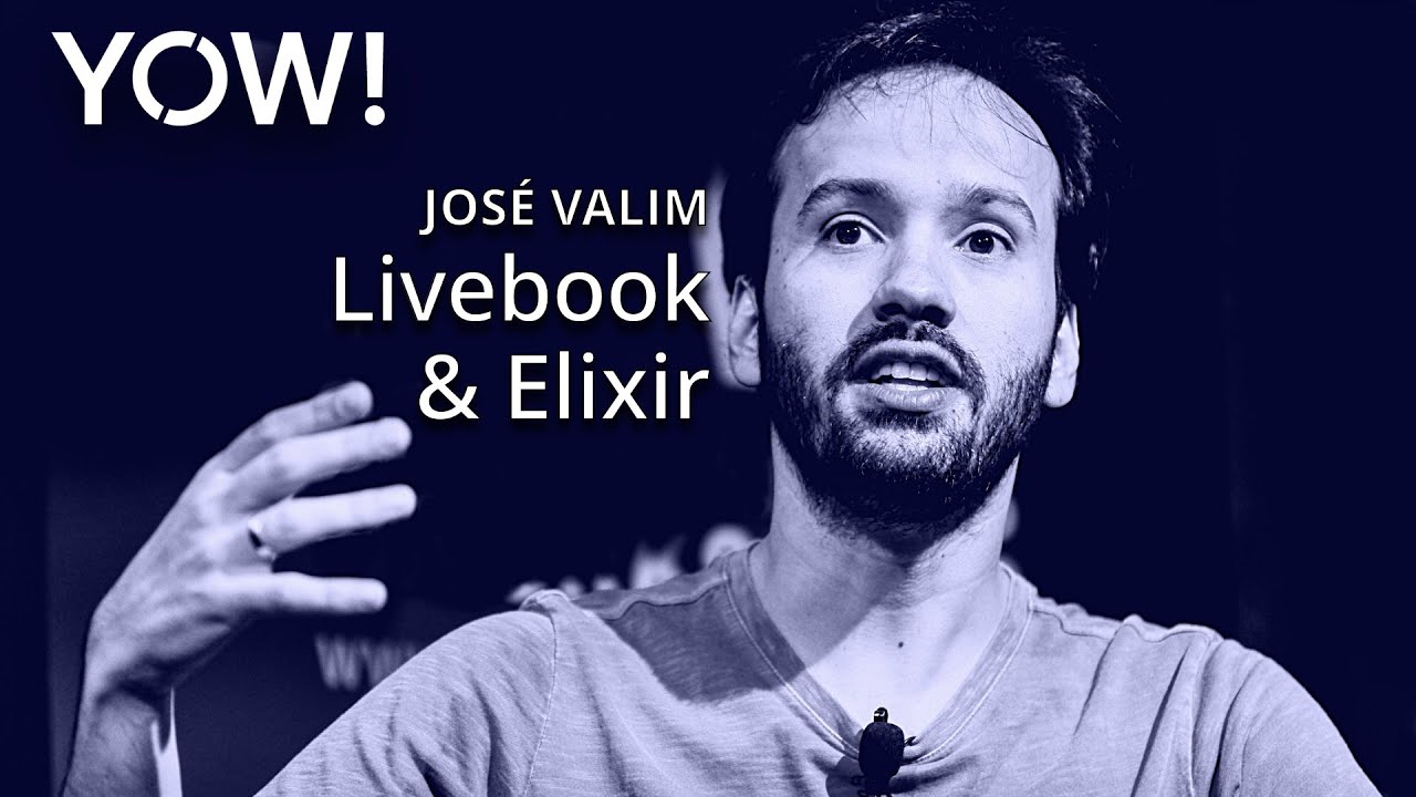 josevalim's tweet card. Livebook & Elixir: Where AI, Web & Concurrency Meet • José Valim •...
