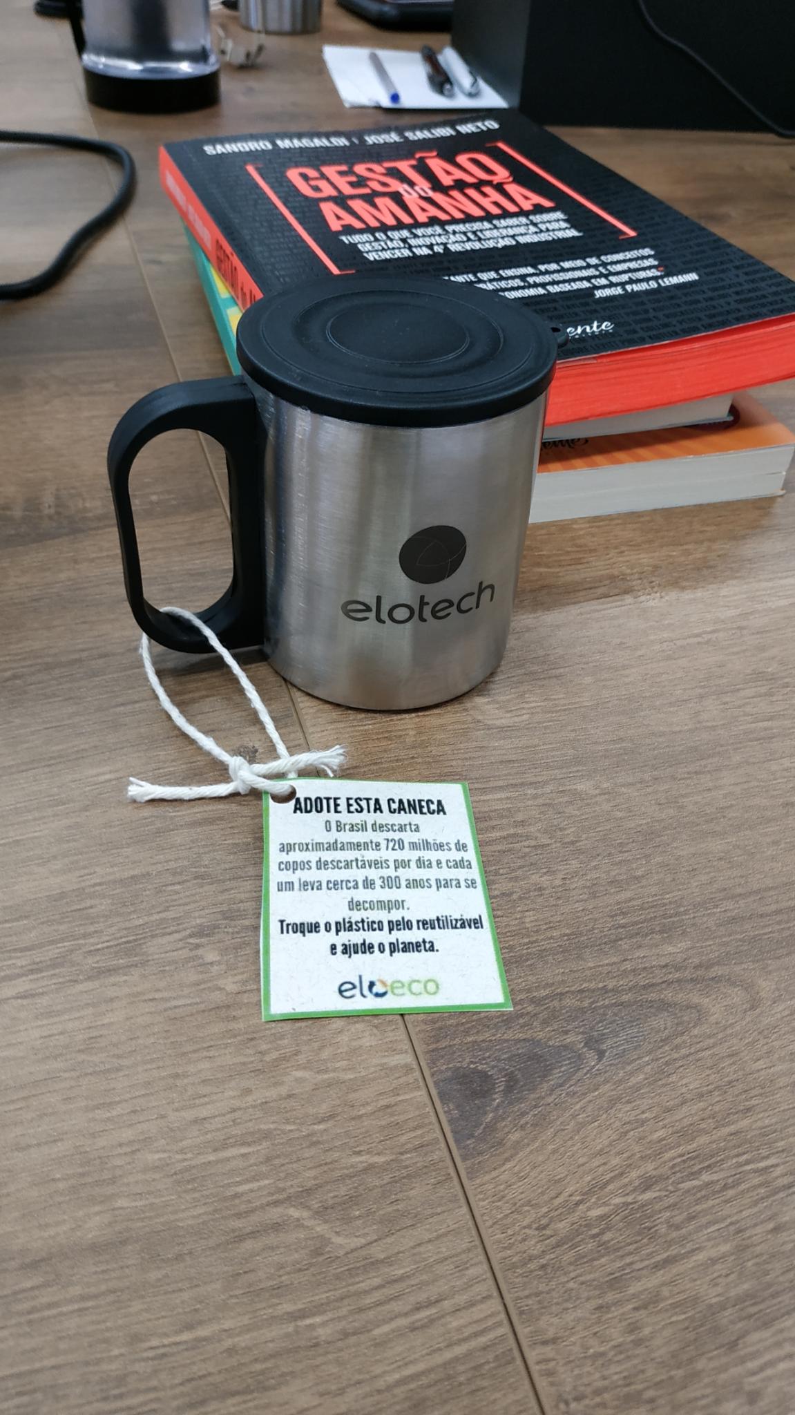 fabriciodev's tweet card. Troque o plástico pelo reutilizável e ajude o planeta. #eloeco #elotech