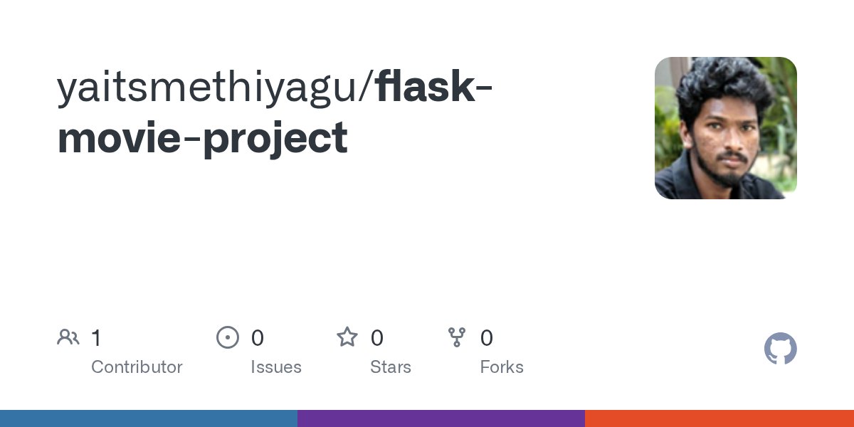 thiyagshankar's tweet card. Contribute to yaitsmethiyagu/flask-movie-project development by creating an account on GitHub.