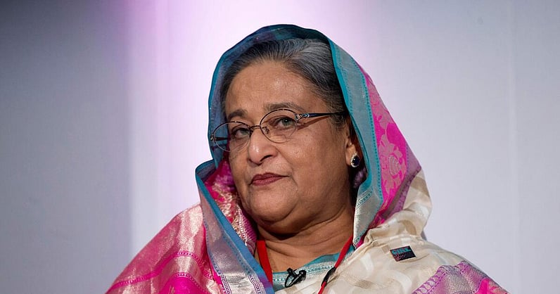 prajavani's tweet card. ಶೇಖ್ ಹಸೀನಾ: ಹಸ್ತಾಂತರ ಮಾಡುವುದೇ ಭಾರತ?