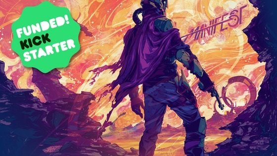 ManifestRpg's tweet card. An exciting and immersive Sci-Fi Western tabletop roleplaying game