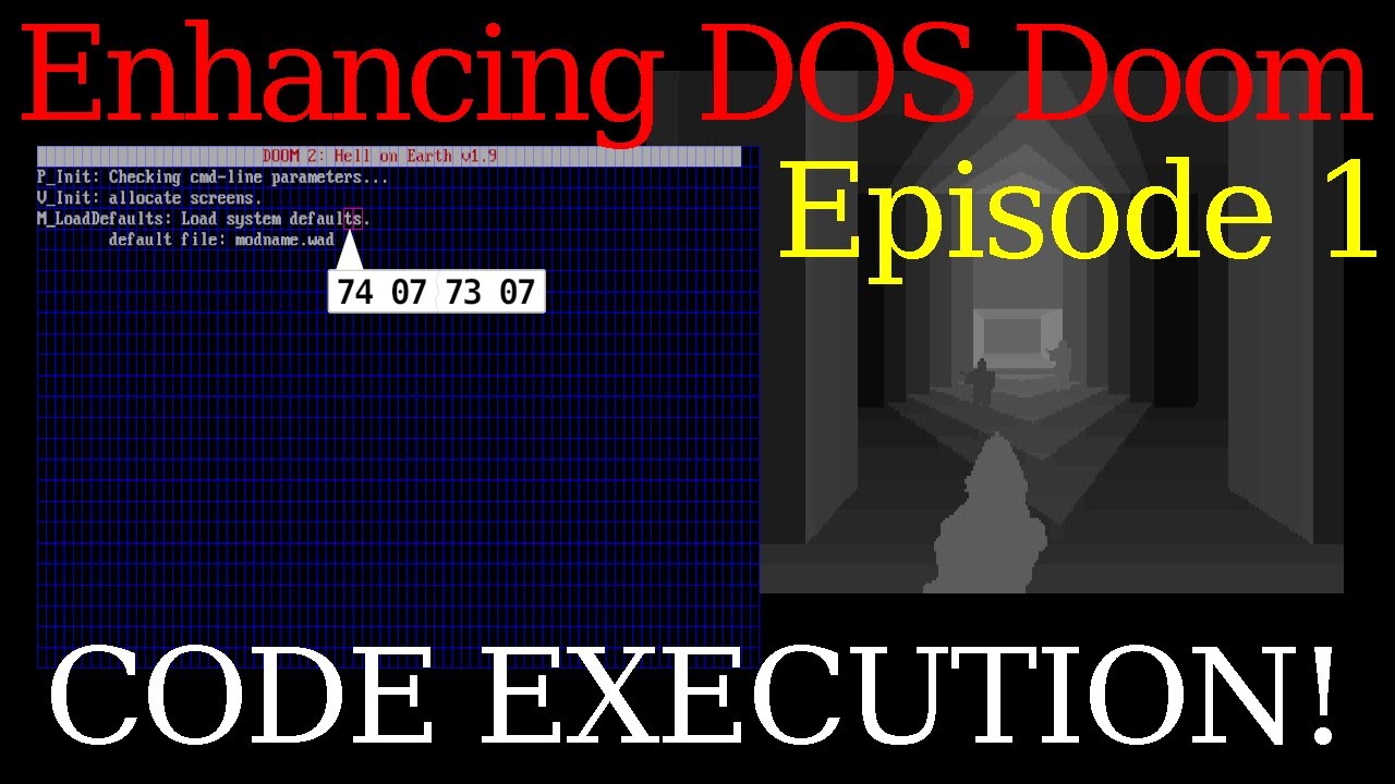 _kgsws_'s tweet card. [Enhancing DOS Doom II] EP1: CODE EXECUTION (Pentium only)
