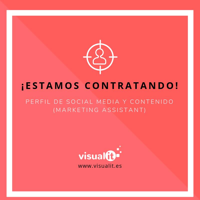 VisualitWorks's tweet card. En #Visualit estamos ampliando equipo y buscamos a una persona que se una a nuestro Departamento de Social Media y Contenidos. Valoramos: • Estudios en Comunicación, Periodismo o Publicidad. •...