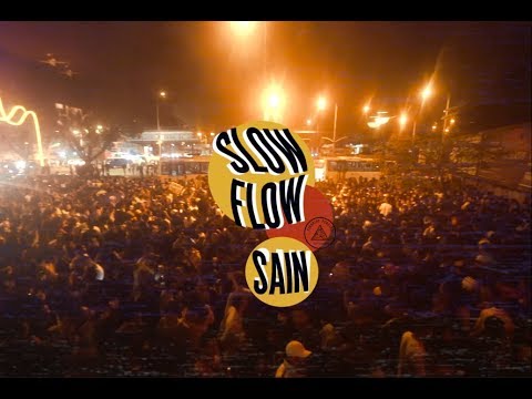 sain's tweet card. Slow Flow - Audição e Pocket Show | Aftermovie