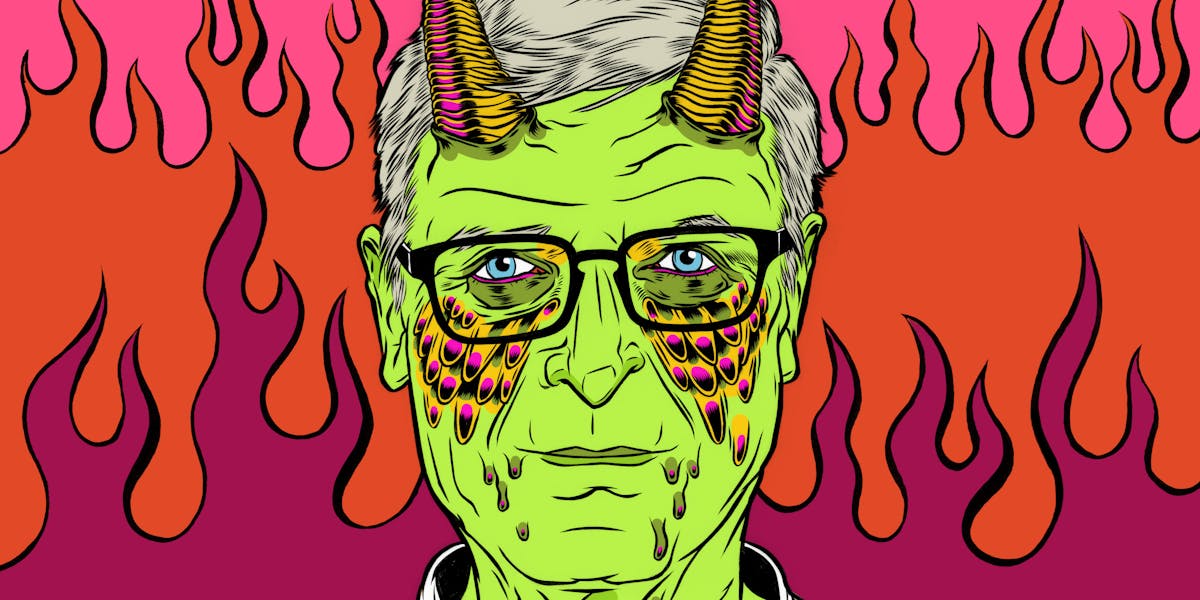 newrepublic's tweet card. Through his hallowed foundation, the world’s de facto public health czar has been a stalwart defender of monopoly medicine.