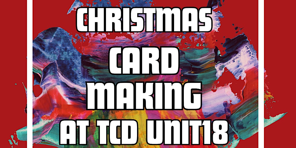 tcdlibrary's tweet card. Design your own Christmas Cards! Bring your lunch, your creativity, and have some fun with card, fabrics and other recycled materials.