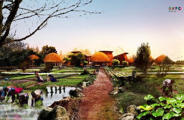 mc_architect's tweet card. World Architecture Community News - Africa finds itself: Back to the village, designed by Nandhaa