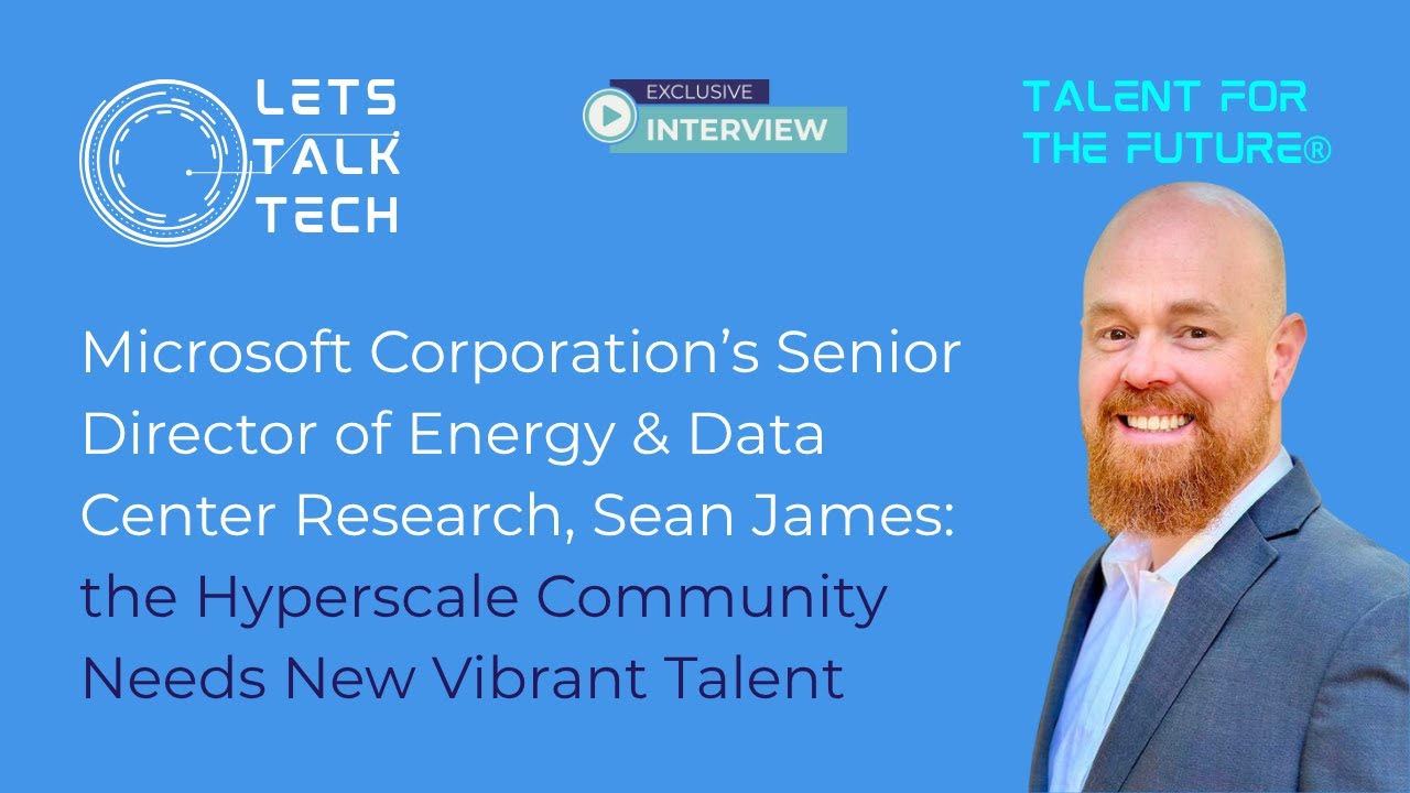 LetstalktechAR's tweet card. Talent for the Future: Microsoft's Sean James on Building Tech Careers