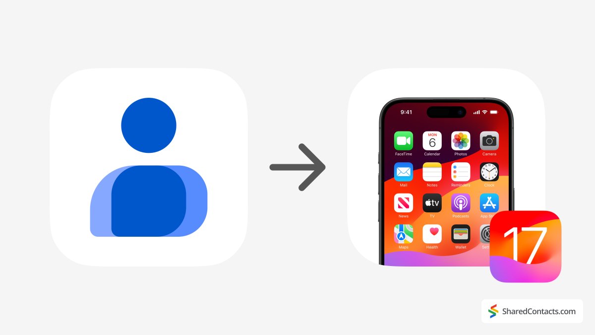 Shared_Contacts's tweet card. Discover how to easily share contacts on iPhone with iOS 17! Use NameDrop and other methods to share your contact info quickly and easily.
