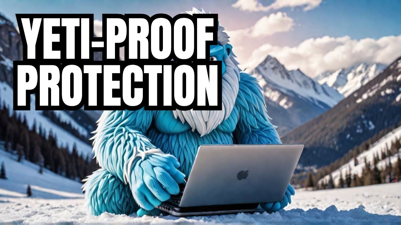 BetterWorldTech's tweet card. Yeti vs. Ransomware: Cybersecurity So Simple, Even a Yeti Can Use It!