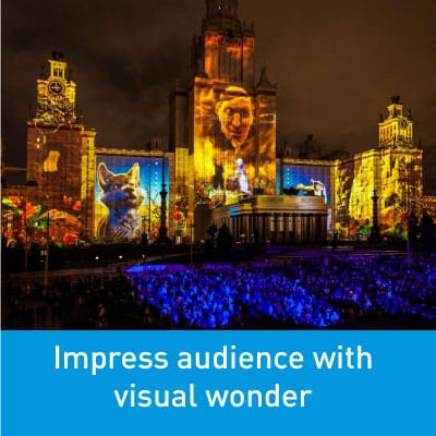 ScintillaADs's tweet card. Expert projection mapping designers in India creating stunning visual displays that transform spaces, captivate audiences, and elevate brand experiences