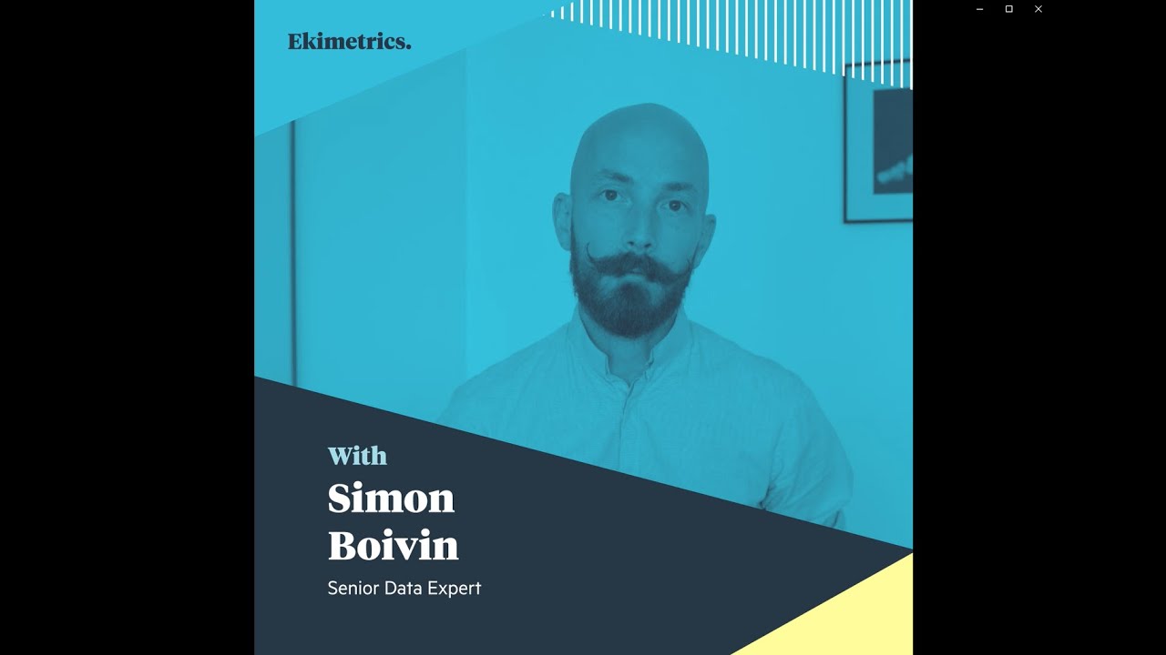 ekimetrics's tweet card. 3 Questions about... Transformative Data Science by Simon Boivin