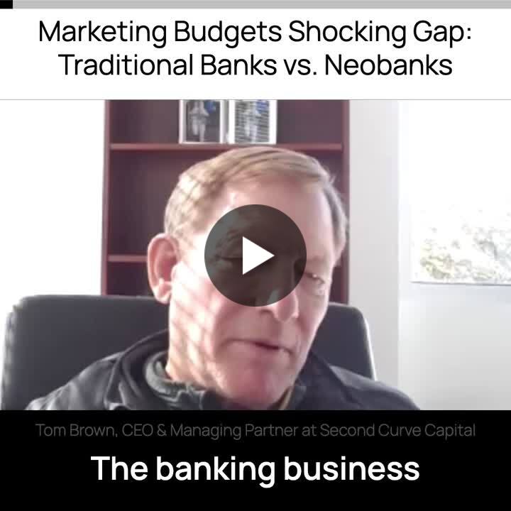 OperatePodcast's tweet card. On my recent Operate Podcast with Tom Brown, we talked about the huge disparity in marketing investments between certain banks, neobanks and community and regional banks. As Tom said, "banking is...