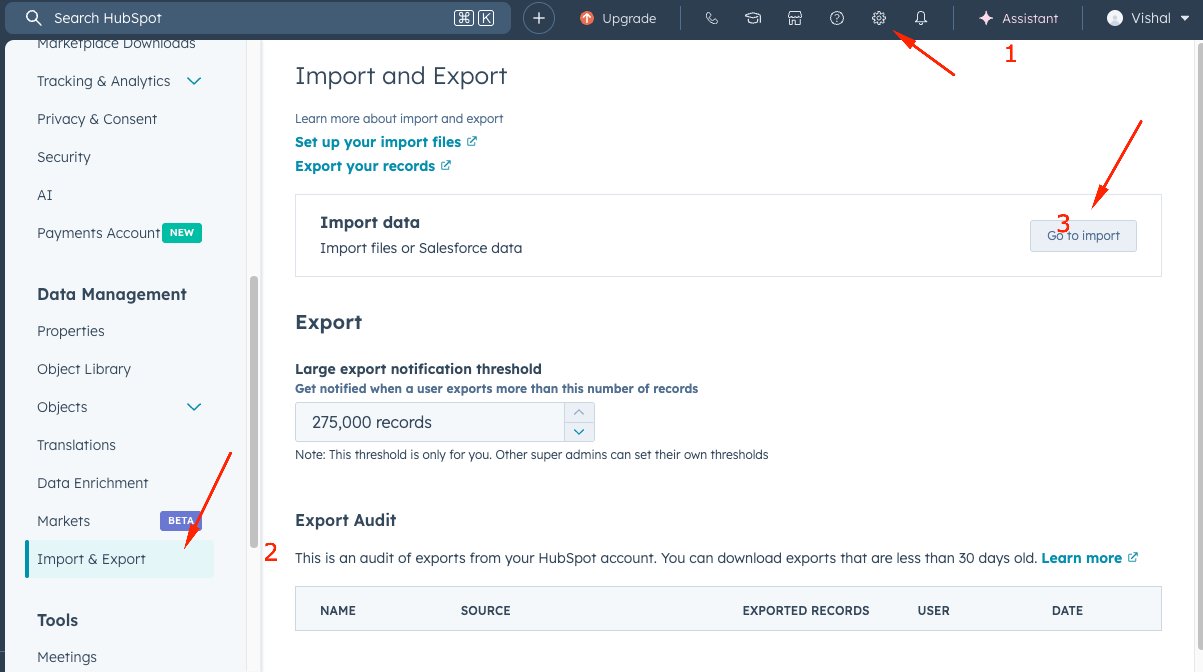 vishalk37844588's tweet card. Import data in HubSpot or Import products in HubSpot CRM: step-by-step Guide