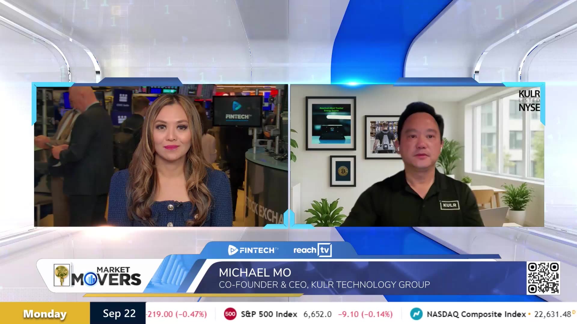 KULRTech's tweet card. Michael Mo, Co-Founder & CEO of Kulr Technology Group, joins Remy Blaire to discuss the company's significant shift towards a Bitcoin-first business model. Since late 2024, Kulr has committed up to...