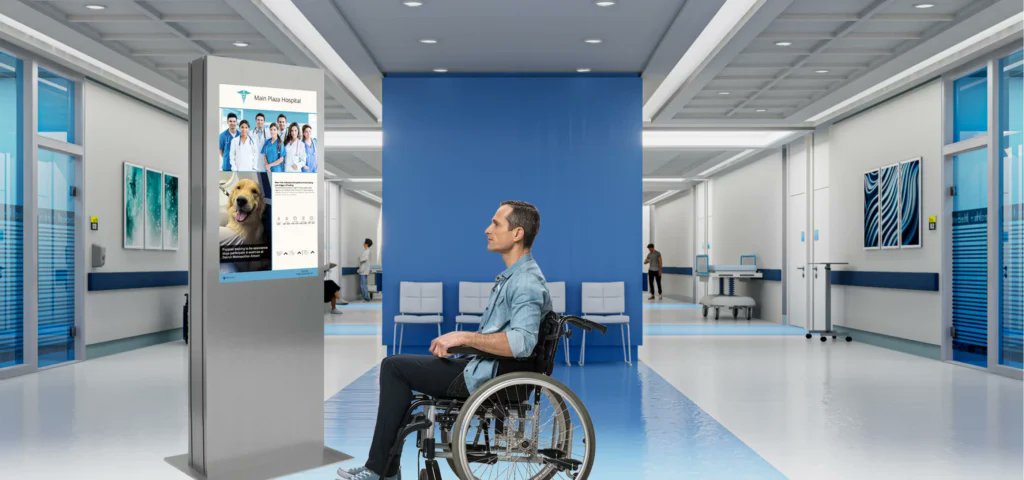 touchsource's tweet card. Discover how TouchSource uses AI in Digital Signage to create smarter, inclusive and dynamic experiences to empower people and transforms places