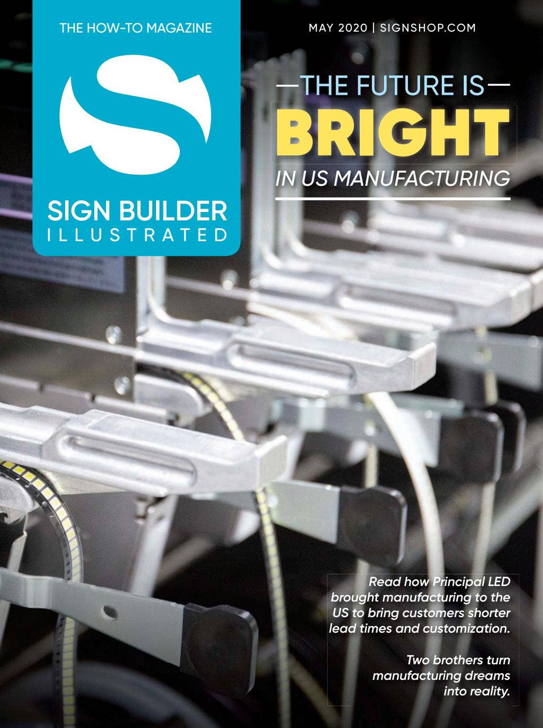 PrincipalLED's tweet card. Sign Builder May 2020