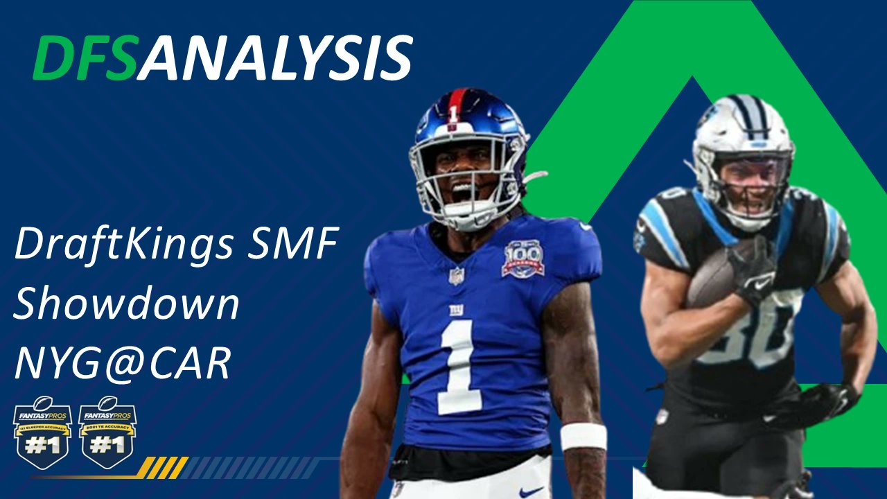 kfantasy_sports's tweet card. Another International game brings another SMF DraftKings showdown slate for the 2024 season- this time off to Germany to see New York @Carolina in Munich, Germany. Whether you’re locking in a...
