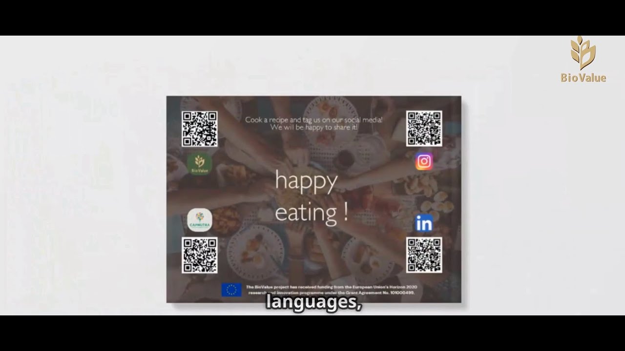 BiovalueProject's tweet card. Promoting healthy diet habits and biodiversity enhancement