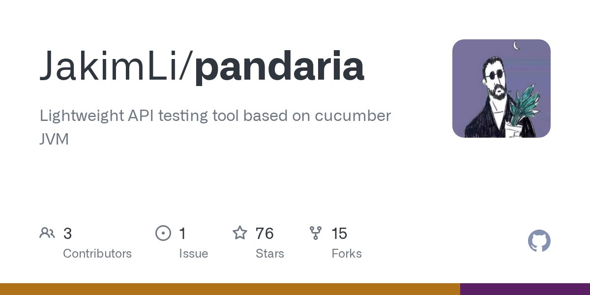 ljking7002's tweet card. Lightweight API testing tool based on cucumber JVM - JakimLi/pandaria
