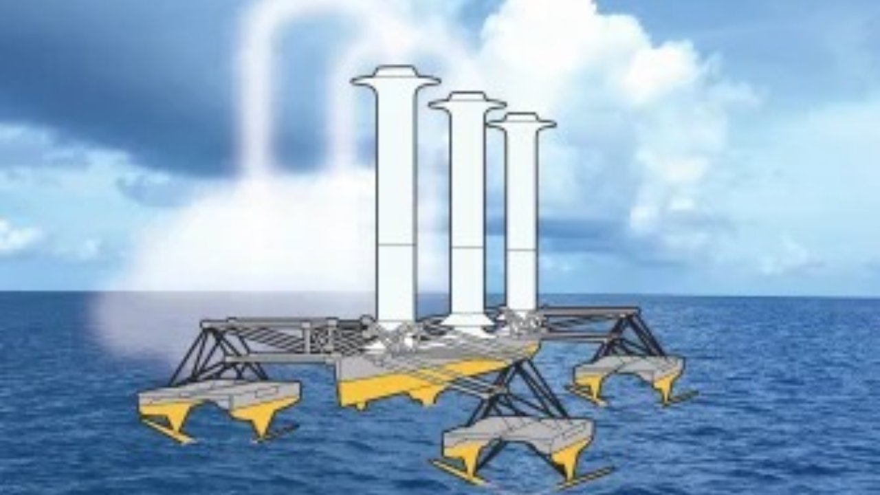 NewsJust97938's tweet card. Marine Cloud Brightening:కర్బన ఉద్గారాలను (Carbon Emissions) తగ్గించడంపై మాత్రమే కాకుండా, భూమిపై పడే సూర్యకాంతి మొత్తాన్ని తగ్గించడంపై దృష్టి సారిస్తున్నారు.