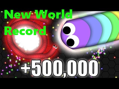 Adapt_Gaming1's tweet card. Slither.io New World Record 511,000 mass