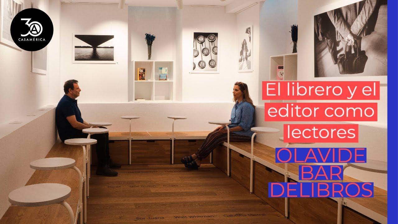CFontPaz's tweet card. El librero y el editor como lectores - Olavide, Bar de libros
