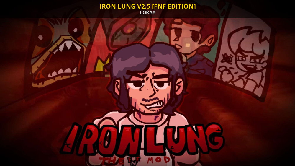 Whitemungus's tweet card. IRON LUNG IN FNF, CRAZY!!!... A Friday Night Funkin' (FNF) Mod in the Executables category, submitted by LORAY