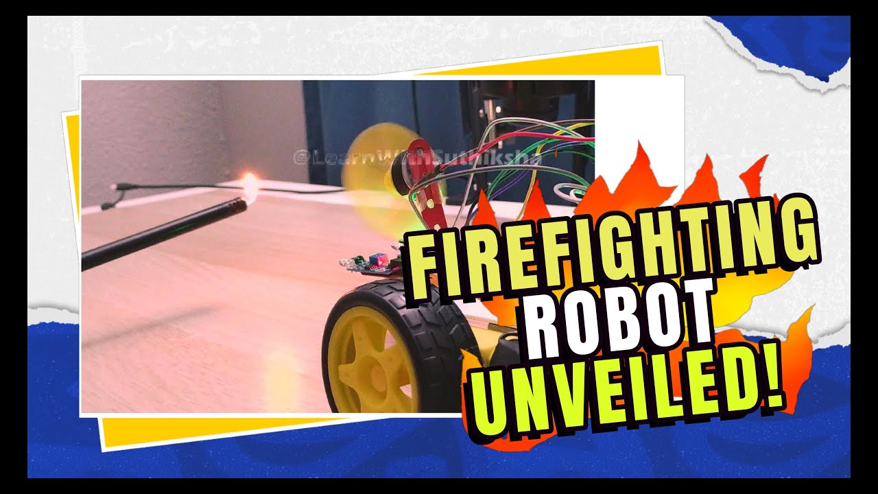 rajujrk's tweet card. Part - 13 | Firefighting Robot Using Arduino Uno | STEM Project for...