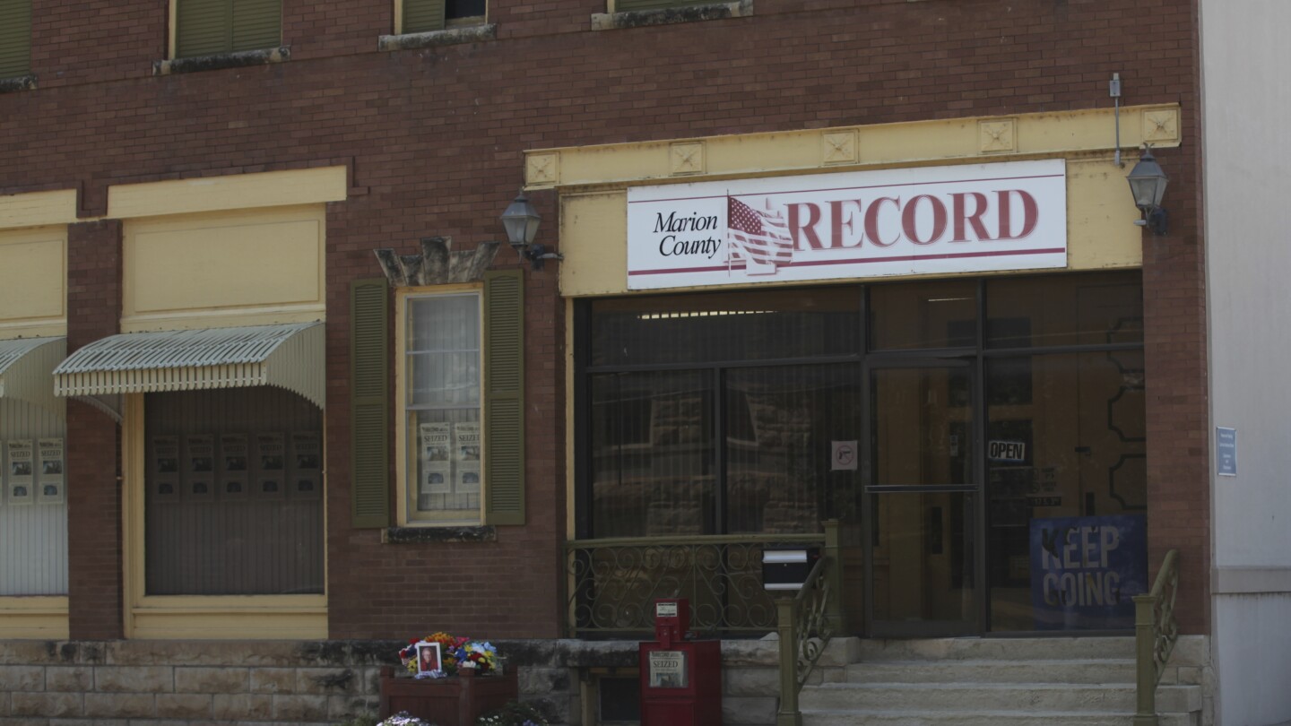 AP's tweet card. A rural Kansas county has agreed to pay more than $3 million and apologize over a law enforcement raid on a small-town weekly newspaper in 2023.