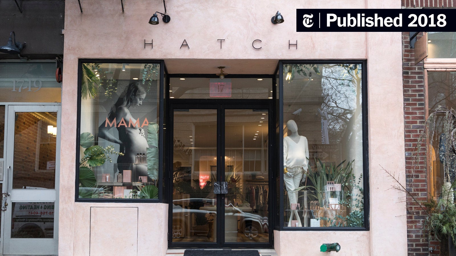 NYTFashion's tweet card. The Critical Shopper visits Hatch to explore the aesthetics of millennial pregnancy.