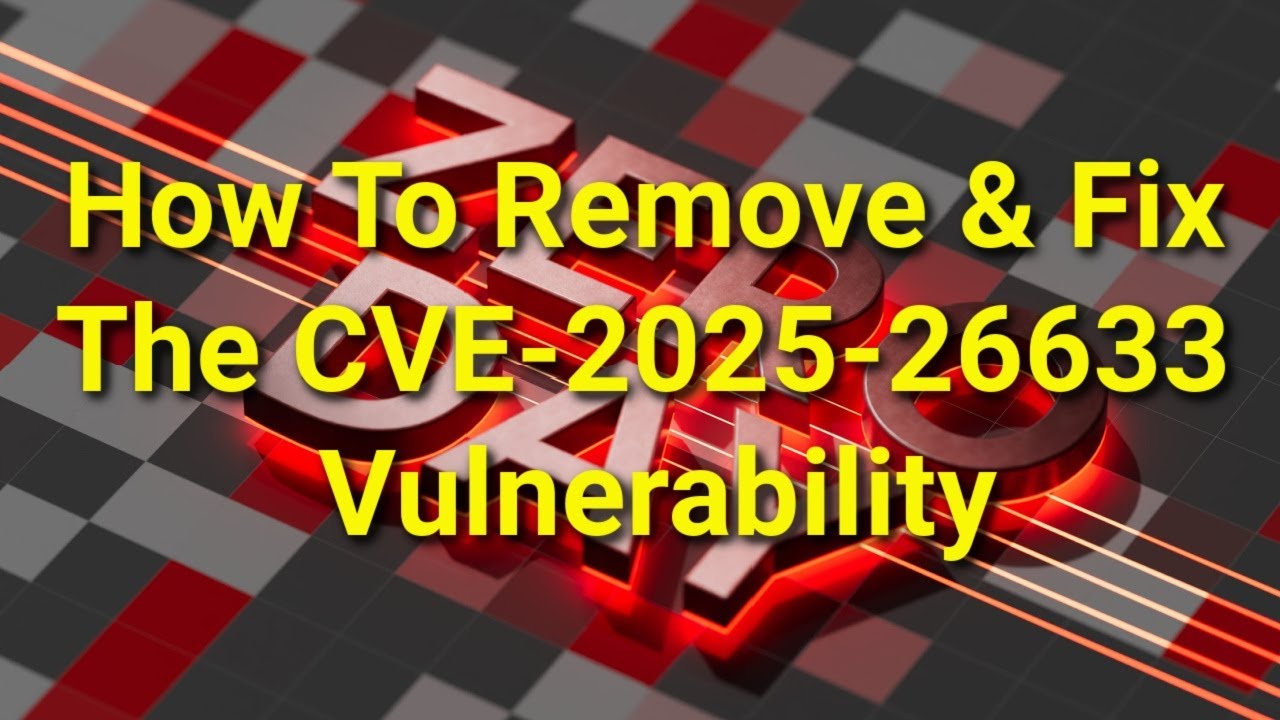 enigmasoftware's tweet card. TWIM Ep250 Pt1: How To Fix & Remove Zero-Day Vulnerability CVE-2025...