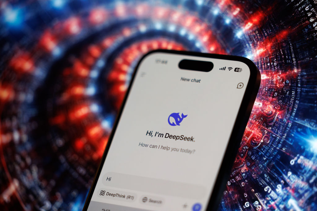 _DailyDoseMedia's tweet card. The internal DeepSeek database was exposed to the internet without a password.