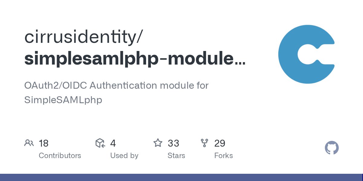 trscavo's tweet card. OAuth2/OIDC Authentication module for SimpleSAMLphp - cirrusidentity/simplesamlphp-module-authoauth2