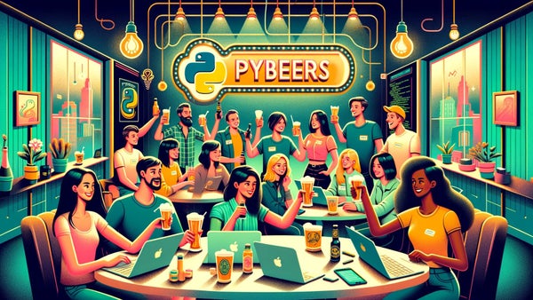 PythonGirona's tweet card. 🍺🐍👥 Vine al Meetup de Python aquest **dijous 1 de febrer a les 19h**! 👥🐍🍺 🤝🏽 Uneix-te a la comunitat de Python mentre prenem una cervesa 🍻 i compartim les nostres