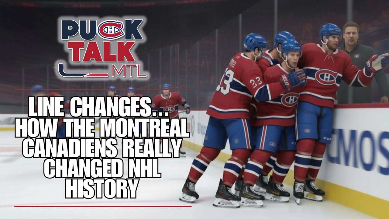 pucktalkmtl's tweet card. Line Changes | How The Montreal Canadiens REALLY Changed NHL History