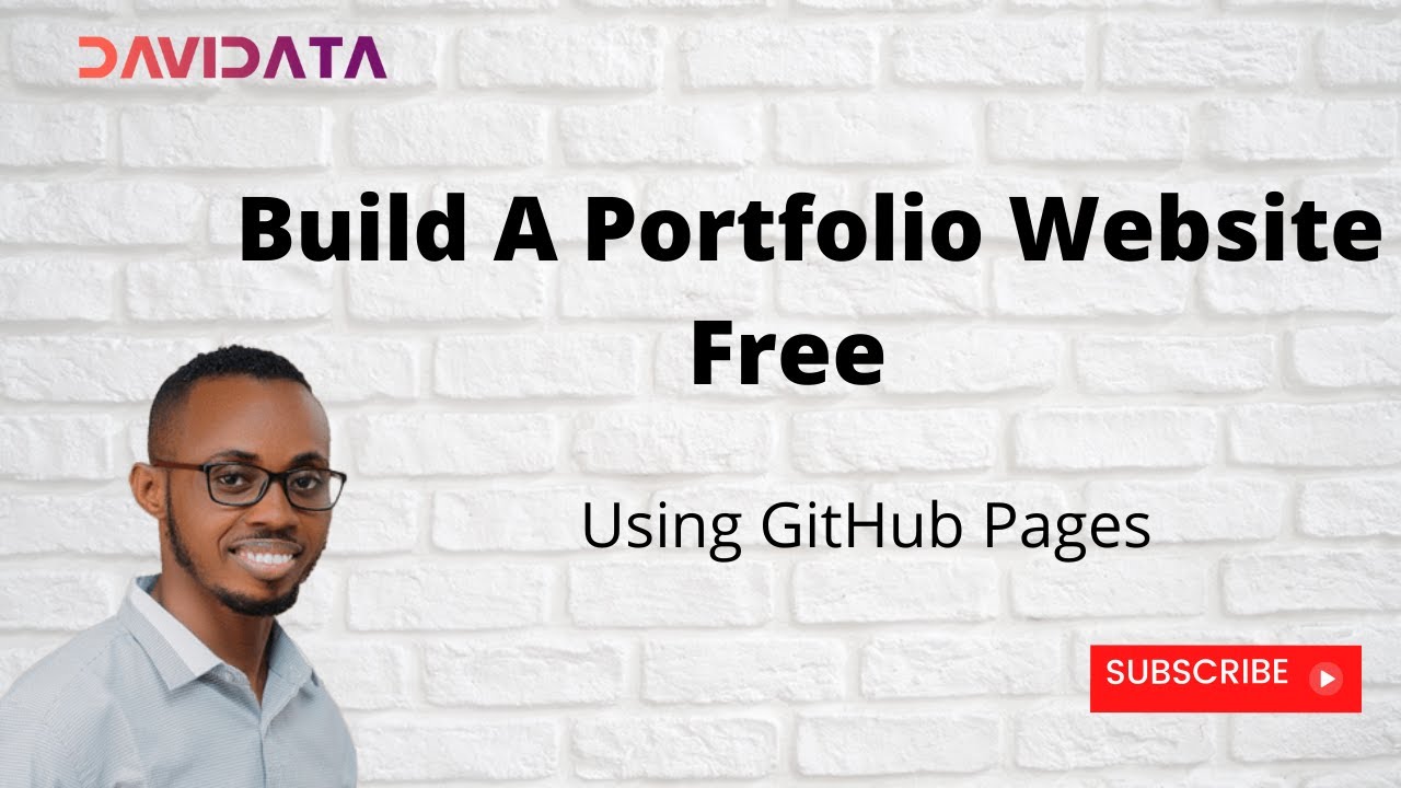 david_uforo's tweet card. How To Build A Portfolio Website for FREE | Data Science & Analytics...