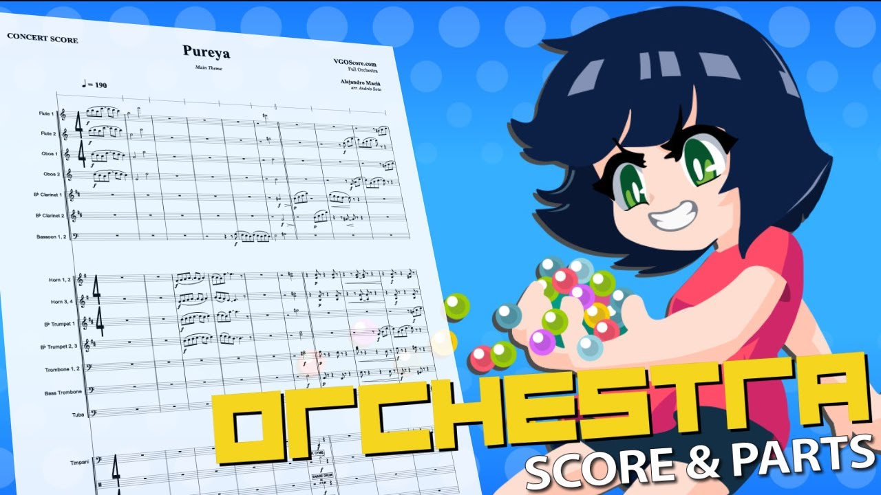 VGOScore's tweet card. Pureya: Main Theme | Orchestral Cover