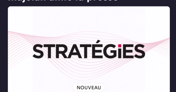 Strategies's tweet card. L'application de podcasts Majelan propose à compter de ce vendredi 9 juin une playlist Stratégies, avec une quinzaine de dossiers en audio, qui sera enrichie régulièrement.