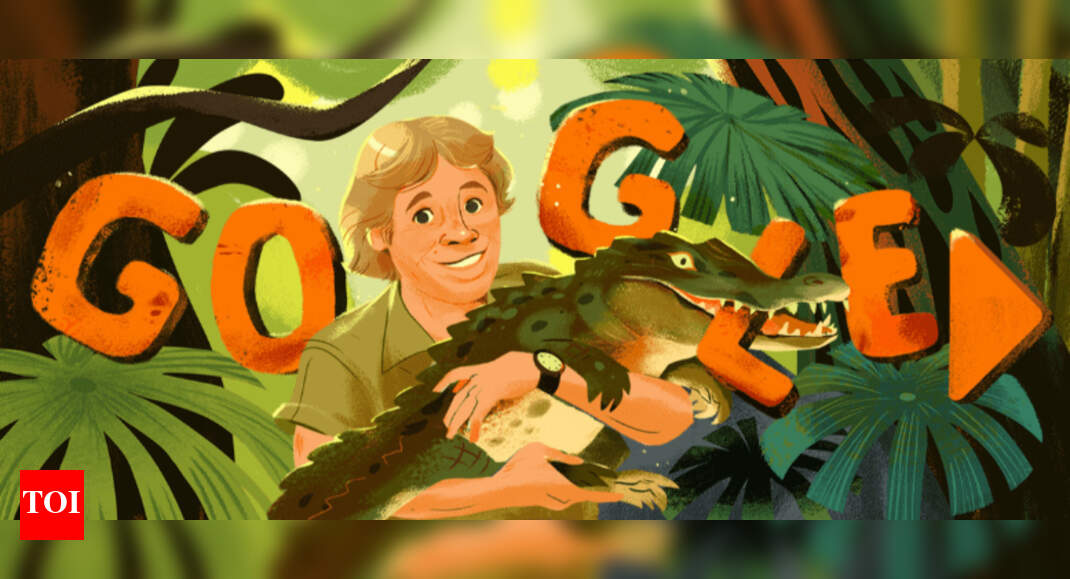 Springboard_Inc's tweet card. India News: The Google Doodle on Friday celebrated the life and legacy of wildlife conservationist and television personality Steve Irwin, who worked at the Austr