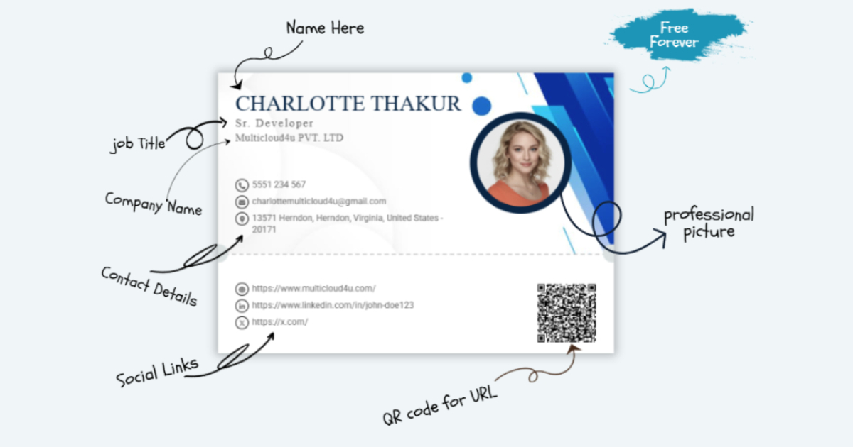 multicloud4u's tweet card. Instantly build your business card with your name, phone, email, and links. Share anywhere, fully free.