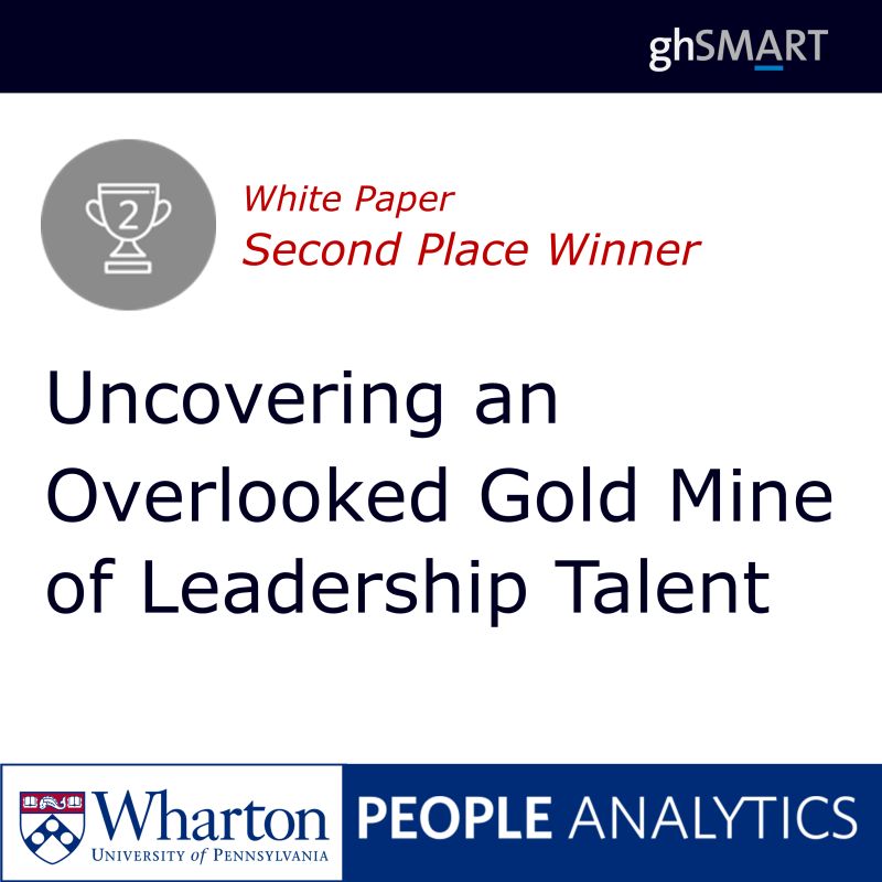 GeoffreySmart's tweet card. HOW TO SPOT AND DEVELOP HIDDEN LEADERS? Whether you care about financial performance, DEI progress, or cultivating your next generation of leaders, this latest batch of analytics from ghSMART is...