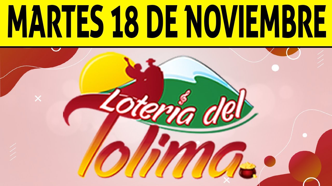 COL_RESULTADOS's tweet card. Resultados Lotería del TOLIMA Martes 18 de Noviembre de 2025 PREMIO...