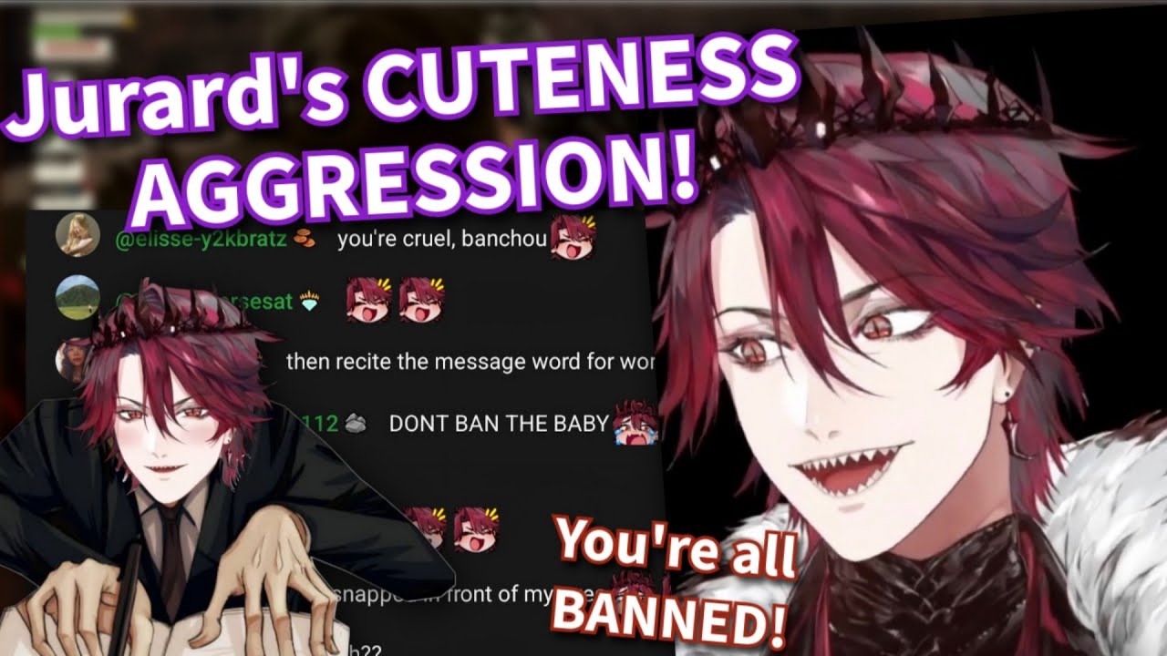 Zephyr_Wolfe's tweet card. Jurard showed his cuteness aggression and started BANNING PEOPLE!【H...