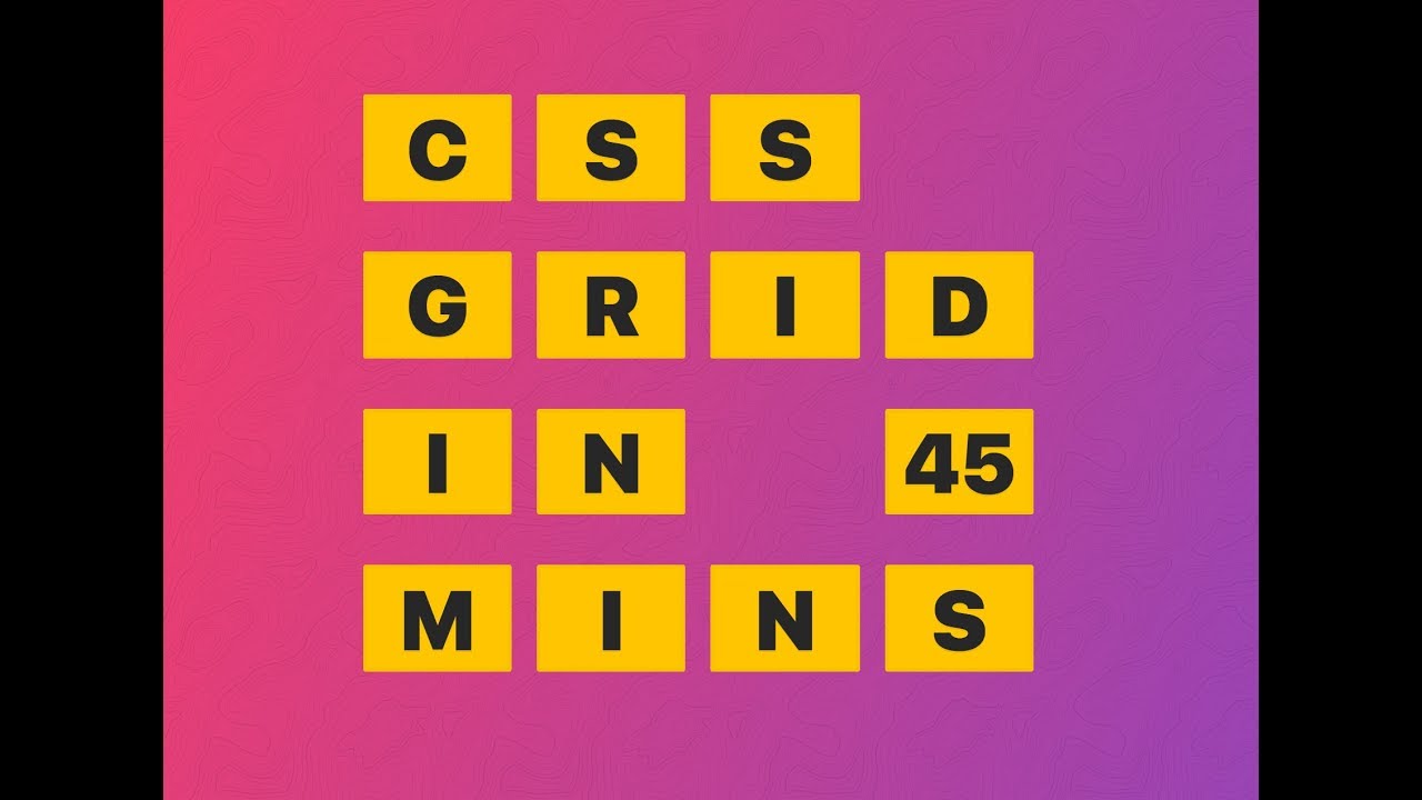wesbos's tweet card. CSS Grid in 45 Minutes!