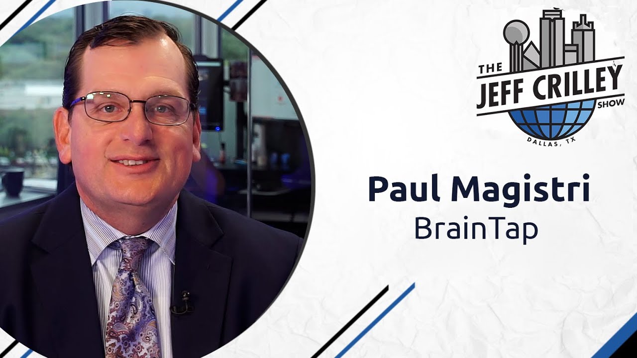 jeffcrilley's tweet card. Paul Magistri, BrainTap | The Jeff Crilley Show