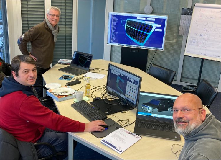 alexanderback's tweet card. This week: #CATIA #ICEM Shape Design (ISD) Workshop at our #systemworkx customer RLE INTERNATIONAL Group near Cologne | #Parametric #automotive Class-A Surface Modeling | Tnx to Oliver Oswald for...