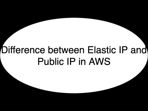 curiousdevops's tweet card. What is the difference between aws elastic ip and aws public ip? |...